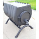 Special hot air stove HEATER with hotplate 17 kW, HEATER stove - wood stove