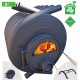 Teplovzdušná pec na drevo HEATER 12 kW - kachle na drevo