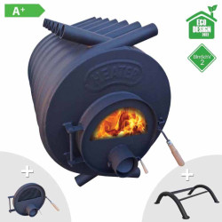 Hot air wood stove HEATER - 30 kW - HEATER stove