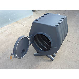 Special hot air stove with hotplate